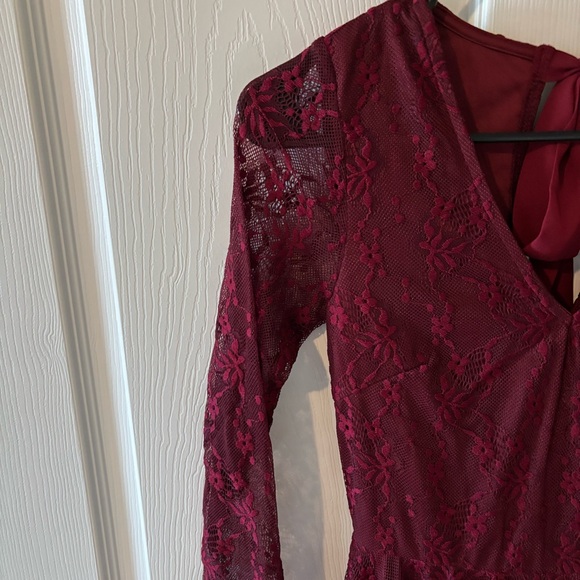 NWT Maroon Altar’d State Skater Dress size XS - Picture 2 of 5